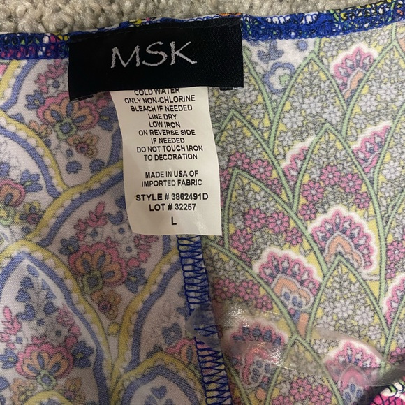 MSK Multicolor Floral Dress - Picture 2 of 4